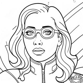 WandaVision Coloring Page | WandaVision coloring page