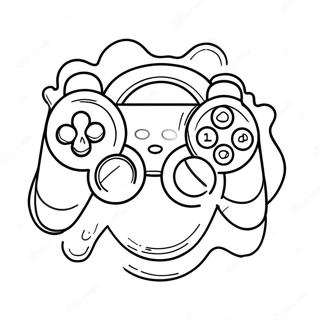 PlayStation Logo Coloring Page | PlayStation coloring page