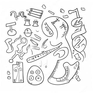Fun Algebra Equations Coloring Page | Algebra coloring page