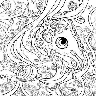 Tangled Vines Coloring Page | Vines coloring page