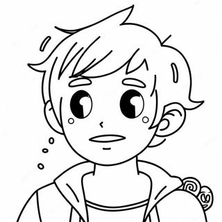 Scott Pilgrim Coloring Page | Scott Pilgrim coloring page