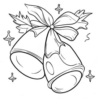 Festive Jingle Bells Coloring Page | Jingle Bells coloring page