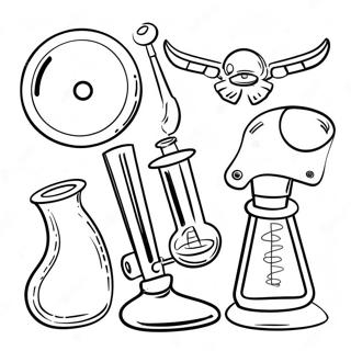 Science Tools Coloring Page | Science Tools coloring page