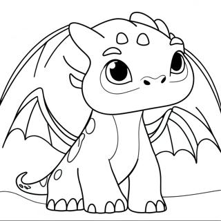Light Fury Coloring Page | Light Fury coloring page