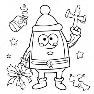 Joulun Spongebob Värityskuvat
