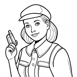Nancy Drew Classic Mystery Coloring Page | Nancy Drew coloring page