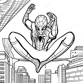 Spider De Hierro De La Guerra Del Infinito Páginas para Colorear
