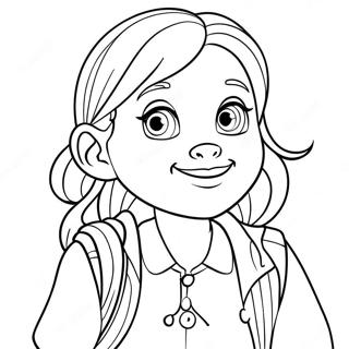 Page à colorier Molly de Denali | Page de coloriage Molly de Denali