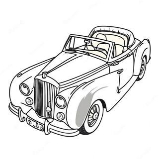 Bentley Convertible Coloring Page | Bentley coloring page