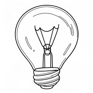 Light Bulb Coloring Page | Light coloring page