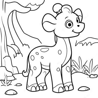 Zoo Animal Coloring Page | Zoo Animal coloring page