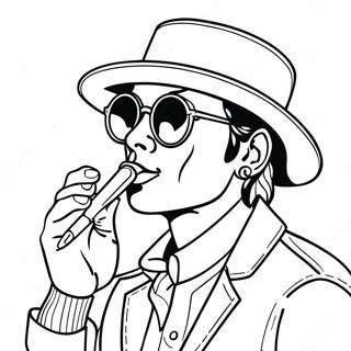 Pop Smoke Coloring Page | Pop Smoke coloring page