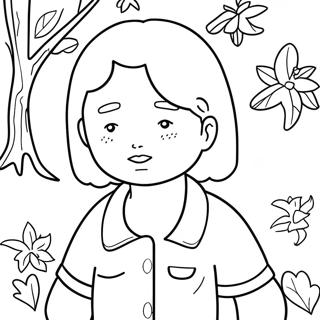 Bobbie Goods Fall Coloring Page | Bobbie Goods Fall coloring page