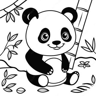 Bebé Panda Páginas para Colorear