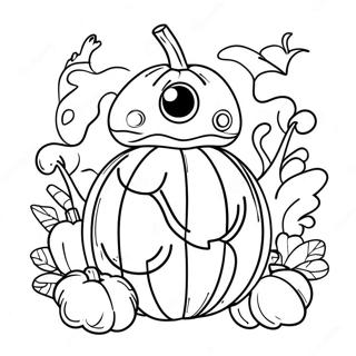 Star Wars Halloween Pumpkin Coloring Page | Star Wars Halloween coloring page