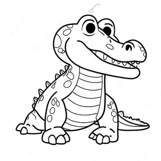 Adventurous Lyle Lyle Crocodile Coloring Page | Lyle Lyle Crocodile coloring page