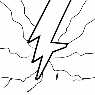Lightning Bolt Coloring Page | Lightning Bolt coloring page
