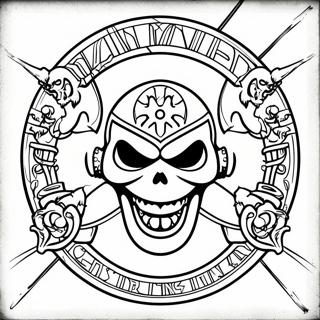 Iron Maiden Logo Coloring Page | Iron Maiden coloring page