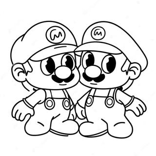 Cappy and Mario Adventure Coloring Page | Mario Odyssey coloring page