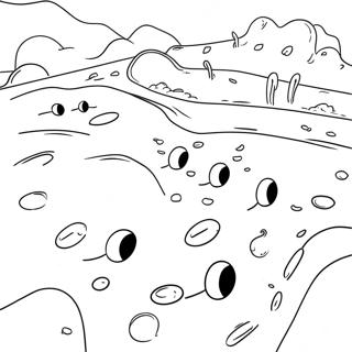 Holes in the Ground Coloring Page | Holes coloring page