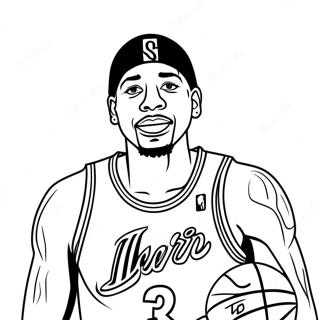 Allen Iverson Coloring Pages
