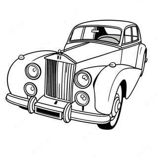 Rolls Royce Coloring Page | Rolls Royce coloring page
