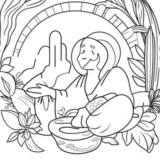 Sanemi Coloring Page | Sanemi coloring page