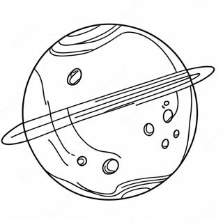 Pluto Planet Coloring Page | Pluto Planet coloring page