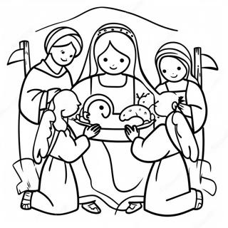 Spanish Christmas Coloring Pages