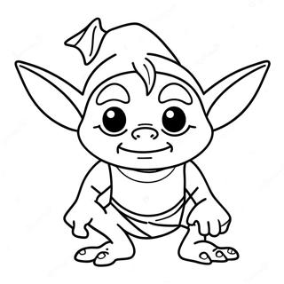 Goblin Coloring Page | Goblin coloring page