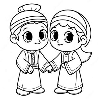Children's Islamic Coloring Page | Children's Islamic coloring page