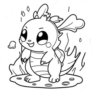Fire Pokemon Coloring Page | Fire Pokemon coloring page