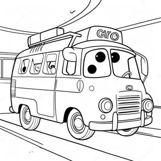 Tayo and Friends Coloring Page | Tayo coloring page