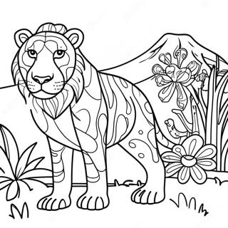 Animal Kingdom Coloring Pages