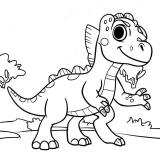 Dinosauriekung Målarbilder