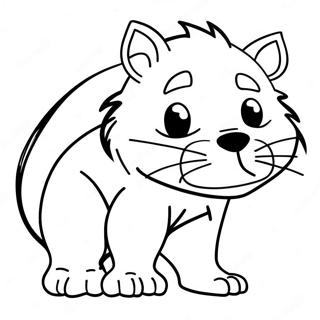 Tasmanian Devil Coloring Page | Tasmanian Devil coloring page