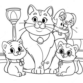 Aristocats Coloring Page | Aristocats coloring page
