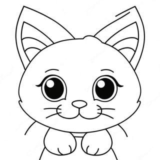 Marie the Kitten Coloring Page | Aristocats coloring page