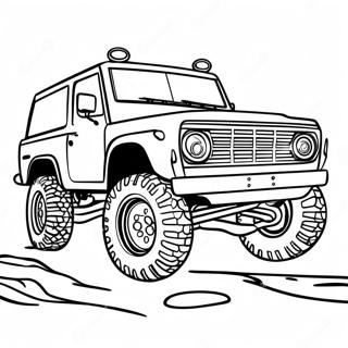 Off Road Vehicle Coloring Page | Off Road coloring page