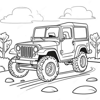Off Road Páginas para Colorir