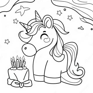 Alles Gute Zum Geburtstag Einhorn Malvorlagen