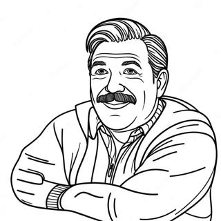 Ted Lasso Coloring Page | Ted Lasso coloring page