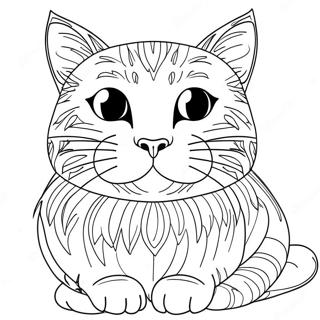 Cat Meme Coloring Page | Cat Meme coloring page
