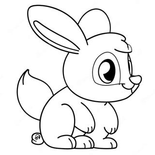 Cream the Rabbit Coloring Page | Cream the Rabbit coloring page