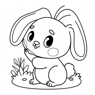 Cute Cream the Rabbit Coloring Page | Cream the Rabbit coloring page