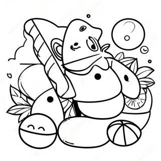 Chill Stoner Vibes Coloring Page | Stoner 420 coloring page