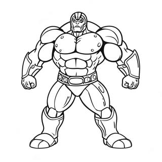 Red Titan Coloring Page | Red Titan coloring page