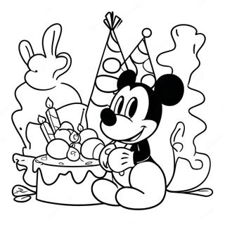 Disney Birthday Coloring Pages