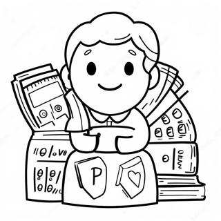 Financial Literacy Coloring Page | Financial Literacy coloring page