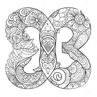 Infinity Symbol Coloring Page | Infinity coloring page